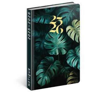 18-mesačný diár Petito - Monstera 2025/2026