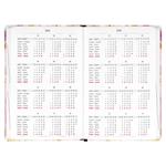 18-mesačný diár Petito - Ružová Mramor 2025/2026