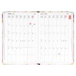 18-mesačný diár Petito - Ružová Mramor 2025/2026