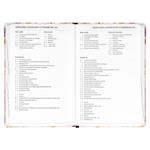 18-mesačný diár Petito - Ružová Mramor 2025/2026