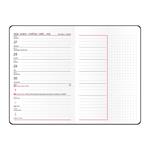 18-mesačný týždenný diár 2026 - Lungo - B6 - Ruže