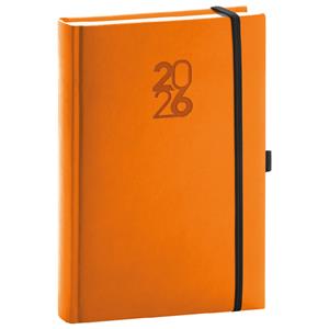 Denný diár 2026 A5 Aprint Top - oranžová