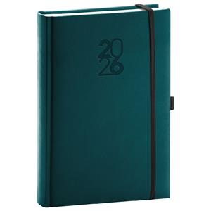 Denný diár 2026 A5 Aprint Top - petrolejová