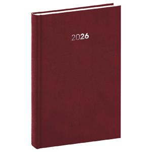 Denný diár 2026 A5 Balakon - bordó