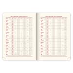 Denný diár 2026 A5 Twill - čierno-zlatá