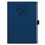 Denný diár 2026 David Fabric A5 - modrá