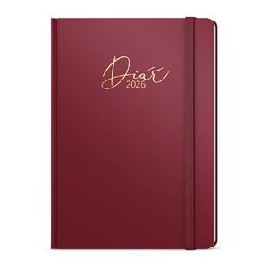 Denný diár 2026 David Luxi A5 - bordó