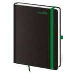 Denný diár A5 2026 Black Green