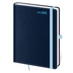 Denný diár A5 2026 Double Blue