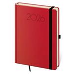 Denný diár A5 2026 New Praga - červená