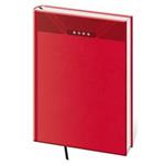 Denný diár A5 2026 Print Classic - červená