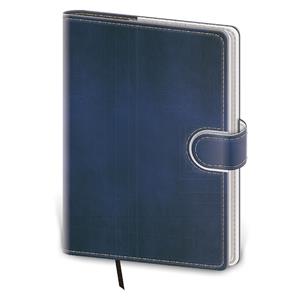 Denný diár B6 2026 Flip - modro/biela