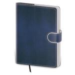 Denný diár B6 2026 Flip - modro/biela