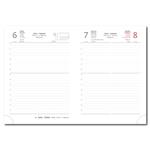 Denný diár B6 2026 Flip - zeleno/sivá