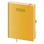 Denný diár B6 2026 Print Pop - žltá