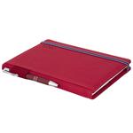 Diár AMOS týždenný A5 2025 polský - červená/modrá gumička