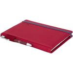 Diár AMOS týždenný A5 2027 polský - červená/modrá gumička