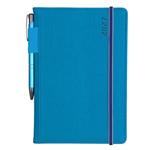 Diár AMOS týždenný A5 2027 polský - modrá/modrá gumička