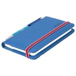 Diár AMOS týždenný vreckový 2026 polský - modrá/červená gumička