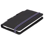 Diár AMOS týždenný vreckový 2027 český - čierna/modrá gumička