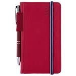 Diár AMOS týždenný vreckový 2027 polský - červená/modrá gumička