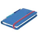 Diár AMOS týždenný vreckový 2027 slovenský - modrá/červená gumička