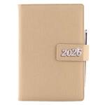 Diár BRILIANT denný A5 2026 český - zlatá