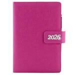 Diár BRILIANT denný A5 2026 polský - ružová