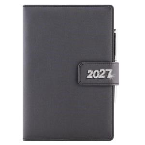 Diár BRILIANT denný A5 2027 český - čierna