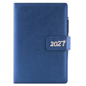 Diár BRILIANT denný A5 2027 polský - modrá
