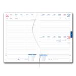 Diár BRILIANT denný A5 2027 slovenský - strieborná