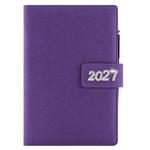 Diár BRILIANT denný B6 2027 polský - fialová