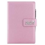 Diár BRILIANT týždenný A5 2027 český - svetlo ružová