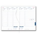 Diár BRILIANT týždenný A5 2027 polský - čierna