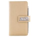 Diár BRILIANT týždenný vreckový 2025 slovenský - zlatá