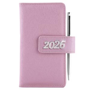 Diár BRILIANT týždenný vreckový 2026 polský - ružová