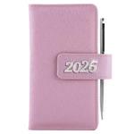Diár BRILIANT týždenný vreckový 2026 polský - ružová