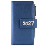 Diár BRILIANT týždenný vreckový 2027 český - modrá