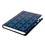 Diár DESIGN denný A4 2025 poľský - modrá - Flamingo