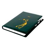 Diár DESIGN denný A4 2026 český - zelená - Golf muž