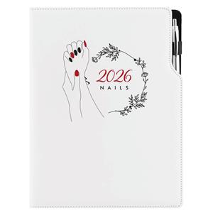 Diár DESIGN denný A4 2026 - Nails