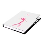 Diár DESIGN denný A4 2026 polský - biela - Golf žena