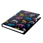 Diár DESIGN denný A4 2027 český - čierna - zebra