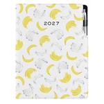 Diár DESIGN denný A4 2027 poľský - Banán