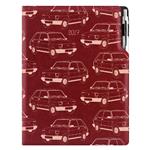 Diár DESIGN denný A4 2027 polský - bordová - Maluch