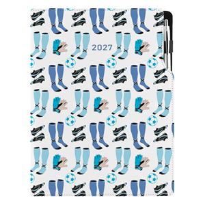 Diár DESIGN denný A4 2027 poľský - Futbal