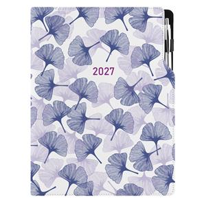 Diár DESIGN denný A4 2027 poľský - Ginkgo