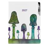 Diár DESIGN denný A4 2027 poľský - Huby