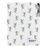 Diár DESIGN denný A4 2027 poľský - Kolibrík
