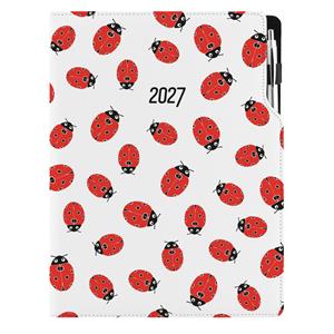 Diár DESIGN denný A4 2027 poľský - Lienka